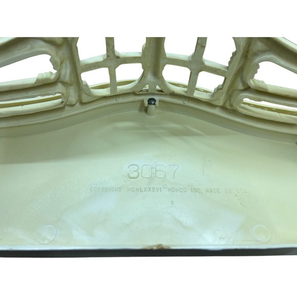 1986 Vintage Faux Bamboo Mirror Butterfly Shelf Set Homco Cottagecore Retro Boho - Picture 8 of 14